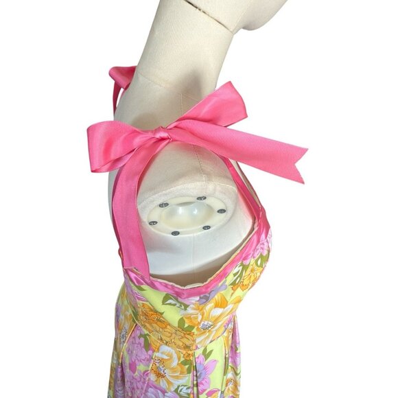 Sara Campbell Sleeveless Floral Fit & Flare Dress Women's Sz 8 - Picture 8 of 11